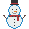 Snowman bead pattern preview